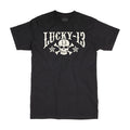Lucky 13 Skull Stars t-shirt black