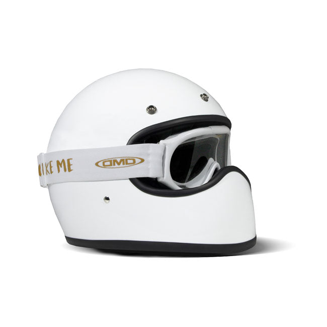 DMD Ghost white clear goggles