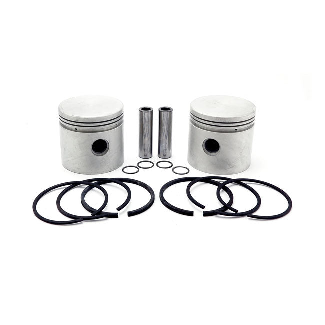 Replacement 80" Flathead piston kit. +.040"