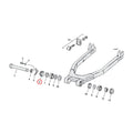 Lock nut swingarm bearing. right