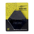 MCS, brake pads front & rear. Organic — Front: 1973 XL Sportster; FX; 72-84 FL.  Rear: 73-80 FL; 73-83 FX.