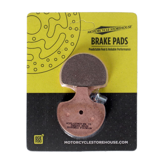 MCS, brake pads front. Sintered — Front: 84-99 Big Twin; TC; XL Sportster; L88-11 Springers (NU)