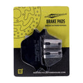 MCS, brake pads rear. Organic — Rear: L87-99 Big Twin; Twin Cam; XL Sportster (excl. all FLT) (NU)