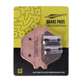 MCS, brake pads rear. Sintered — Rear: L87-99 Big Twin; Twin Cam; XL Sportster (excl. all FLT) (NU)