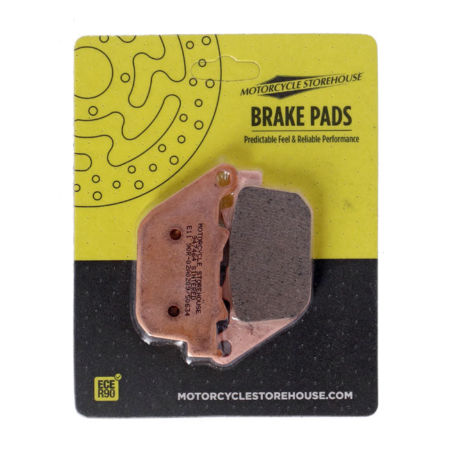 MCS, brake pads rear. Sintered — Rear: 04-13 XL Sportster; 08-12 XR1200 (NU)