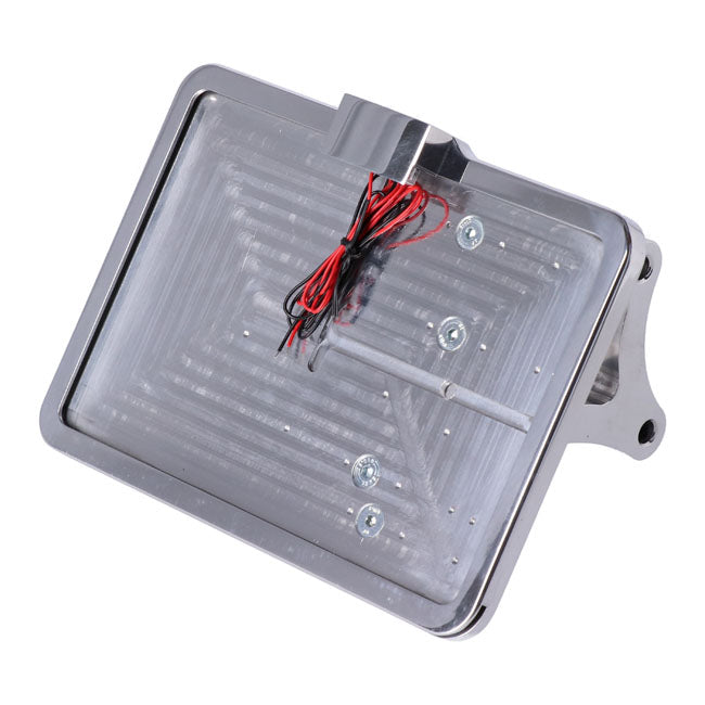 CPV, ''slide-in'' license plate bracket. Side mount, polished — 21-26 RH1250S Sportster S