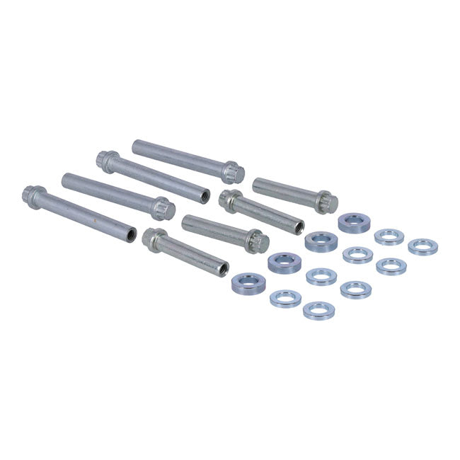 S&S, head bolt kit — All Evo Big Twin with S&S heads; 85-90 (NU) Evo Big Twin with OEM heads; 91-03 XL Sportster 89" 4 5/16 stroke with OEM heads
