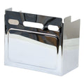 Battery side cover. Chrome — 92-96 Dyna; Fits 82-96 XL Sportster & 73-85 FXE in custom applications (NU)