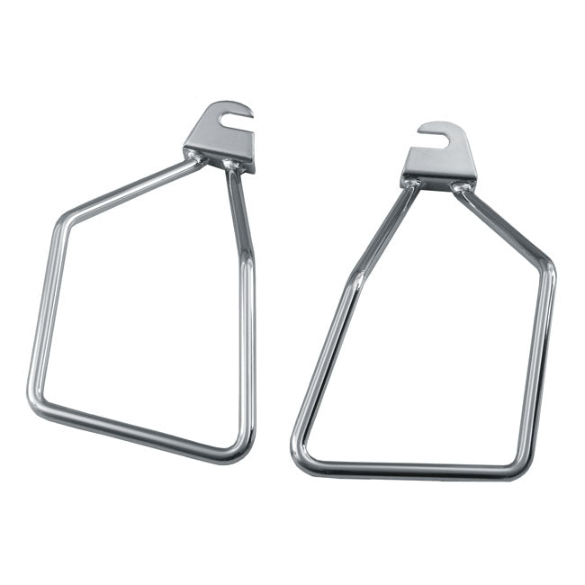 Easy-on/off, saddlebag supports — 86-17 Softail (Excl. Fat Boy models with stock style shotgun exhaust) (NU)