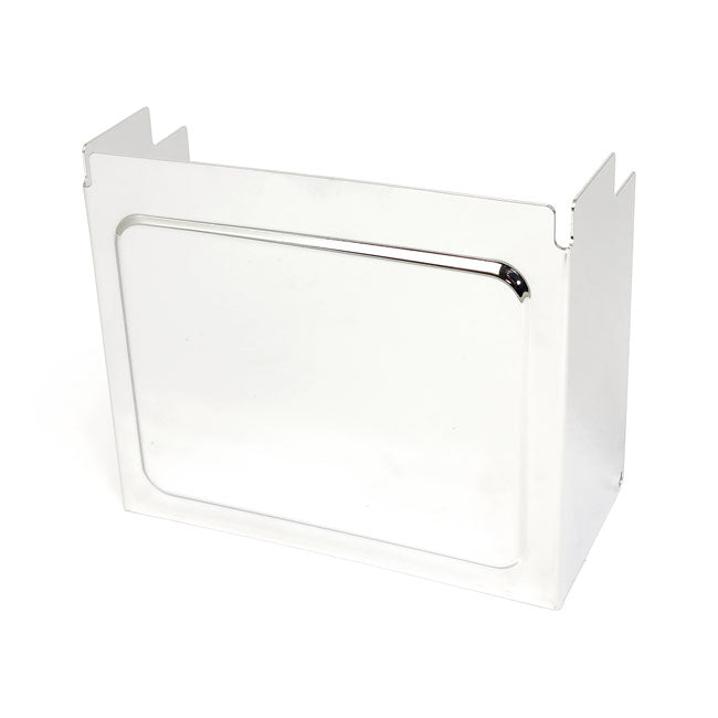 Battery side cover. Chrome — 97-05 FXD; 99-05 FXDX; 01-03 FXDXT (NU)