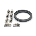 DIY hose clamp set. Stainless