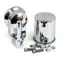Oil filter mount bracket kit. Chrome — 92-99 Evo Big Twin (NU)
