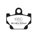 EBC V-pad Semi Sintered brake pads — Front: Yamaha: 83 XJ 650 LK Seca; 82 XJ 650 Turbo; 82 XS 400; 82 XZ 550