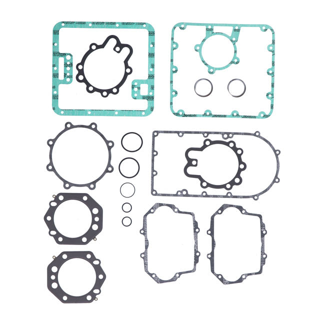 Athena, complete motor gasket kit — Moto Guzzi: 07-10 BELLAGIO AQUILA NERA 940cc; 08-18 BREVA SPORT 1200cc; 06-07 NORGE 1200cc; 06-07 SPORT 1200cc