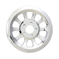 Pulley cover, ''holes'' 66t. Chrome