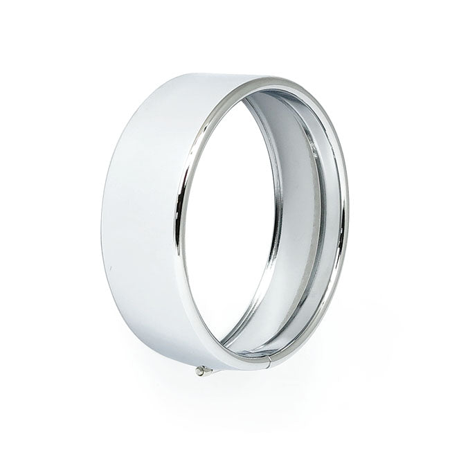 Recessed trim ring. 5-3/4" headlamp. Chrome — 63-03 XL Sportster (Excl. 883C/1200C) (NU)