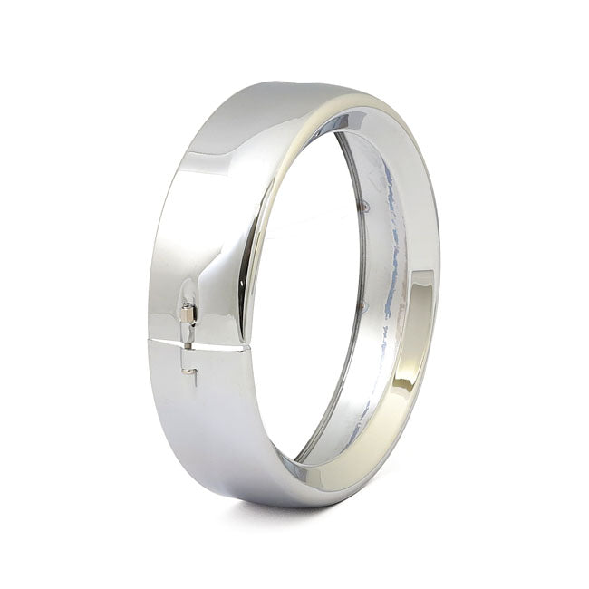 Recessed trim ring. 7" headlamp. Chrome — 12-16 (NU) FLD; 94-24 FLHR; 83-13 (NU) FLT/Touring (Excl. FLT/Touring & FLTR with dual headlamps); 06-13 (NU) Trikes; 86-17 (NU) FLST models with ''Freight Train Headlight Nacelle''