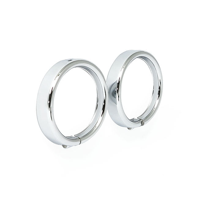 Recessed trim rings. turn signals. Chrome