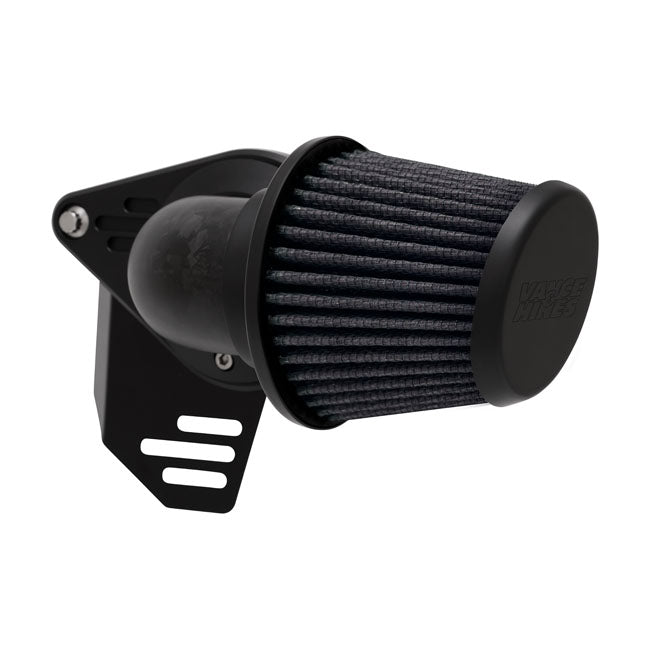 Vance & Hines, VO2 Falcon air intake. forged carbon fiber — 00-15 Softail; 99-17 Dyna (excl. 2017 FXDLS); 02-07 FLT/Touring (NU)