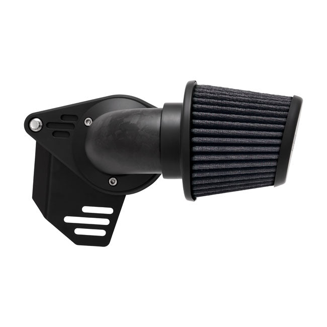 Vance & Hines, VO2 Falcon air intake. forged carbon fiber — 00-15 Softail; 99-17 Dyna (excl. 2017 FXDLS); 02-07 FLT/Touring (NU)