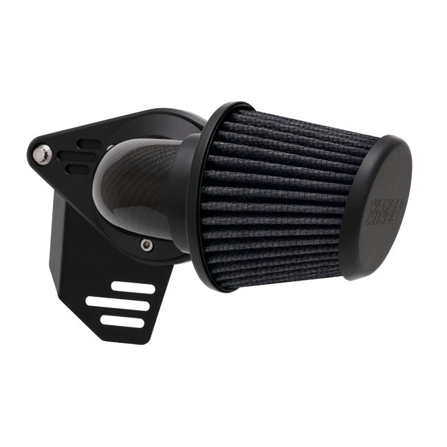 Vance & Hines, VO2 Falcon air intake. weaved carbon fiber — 00-15 Softail; 99-17 Dyna (excl. 2017 FXDLS); 02-07 FLT/Touring (NU)