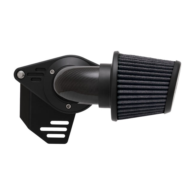 Vance & Hines, VO2 Falcon air intake. weaved carbon fiber — 00-15 Softail; 99-17 Dyna (excl. 2017 FXDLS); 02-07 FLT/Touring (NU)