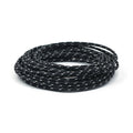 Classic cloth covered wiring, 25ft. roll. Black/white