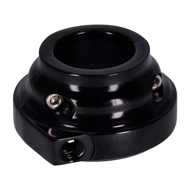 Performance Machine, Contour throttle clamp. Black — 81-95 H-D (NU) WITH SINGLE CABLE