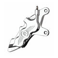 PM, 6-p 112x6b caliper. Bolt-on, 13" right front. Chrome