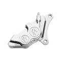 PM, 4-p 137x4b caliper. Bolt-on, 11.5" right front. Polished