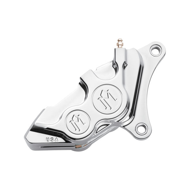 PM, 4-p 137x4b caliper. Bolt-on, 11.5" right front. Polished
