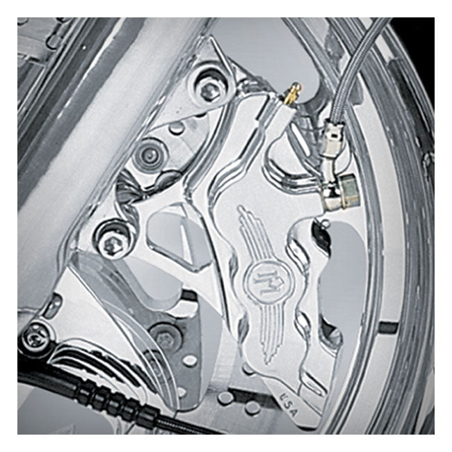 PM, 6-p 112x6b caliper. Bolt-on, 11.5" left front. Polished