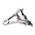 PM, 4-piston one-piece caliper/bracket, rear. Chrome — 06-07 Softail (with 200mm 17" tire) (NU)