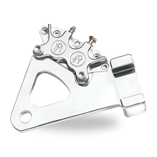 PM, Rear 4-p caliper bracket, 11.5". Chrome — 84-94 FXR (NU)