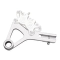 PM, Rear 4-p caliper bracket, 11.5". Chrome — 08-17 Dyna (NU)