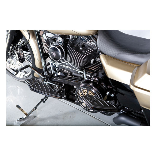 PM, Shift lever & spacer. toe/heel shift. Contour. Black CC