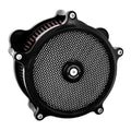 PM, ''Super gas interchange'' air cleaner kit. Black — 16-17 Softail; 2017 FXDLS; 08-16 FLT/Touring; Trike. (e-throttle) (NU)