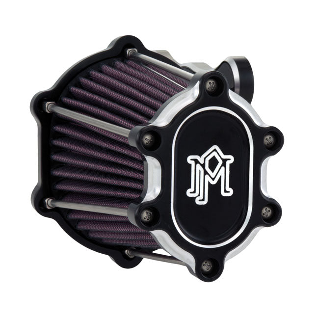 PM, ''FASTair'' intake, air cleaner kit. Black CC — 16-17 Softail; 2017 FXDLS; 08-16 FLT/Touring without lower fairing; Trike (Excl. 14-16 Water Cooled) (NU)