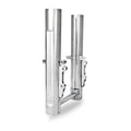 PM, Lower leg assembly, dual disc. Chrome — 08-13 FLT/Touring (NU)