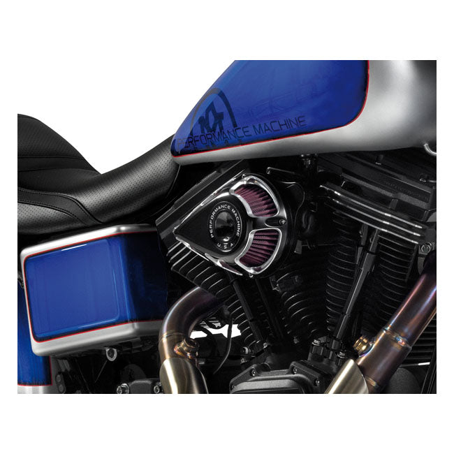 PM, ''Jet'' air cleaner kit. Black CC — 91-22 XL Sportster (excl. XR1200) (NU)