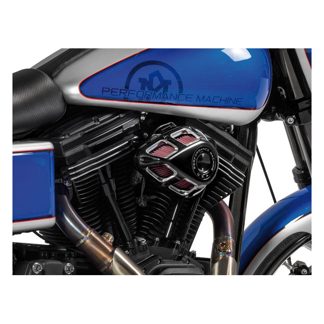 PM, ''Jet'' air cleaner kit. Black CC — 91-22 XL Sportster (excl. XR1200) (NU)