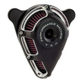 PM, ''Jet'' air cleaner kit. Black CC — 91-22 XL Sportster (excl. XR1200) (NU)