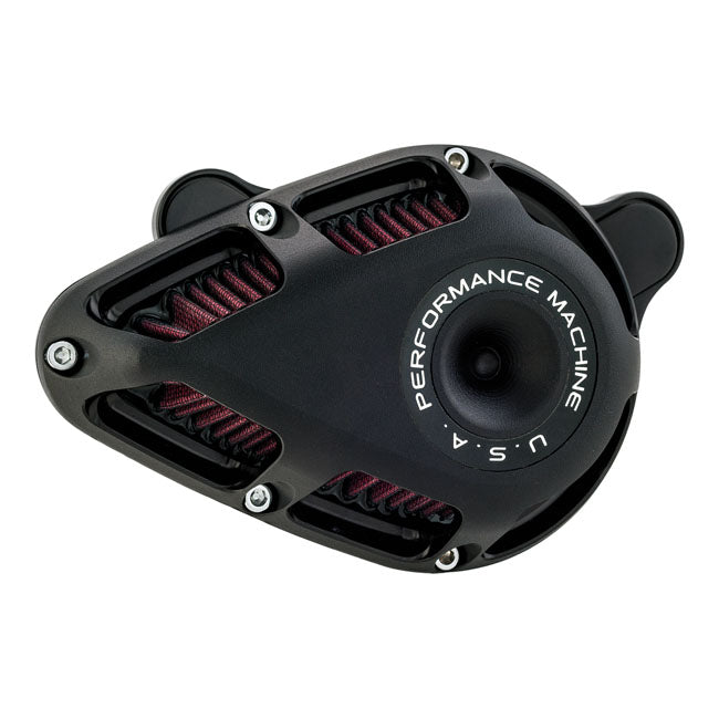 PM, ''Jet'' air cleaner kit. Black Ops — CV carburetor: 93-06 Big Twin; Delphi inj.: 04-17 Dyna (Excl. 2017 FXDLS); 01-15 Softail; 02-07 FLT/Touring; FLT/Touring (NU)