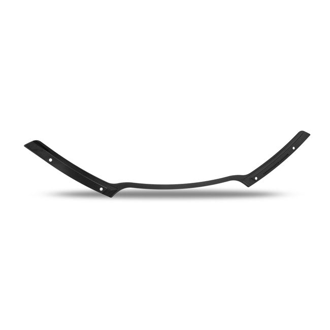 PM, Windscreen trim for Touring. Scallop. Black Ops — 15-23 (NU) FLTR Road Glides (excl. 2023 CVO models); 2024 (NU) FLTRK; 23-25 FLTRT Trike. With 15-24 style Sharknose fairing