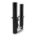 PM, Lower leg assembly, single disc. Black — 08-13 FLT/Touring (NU)