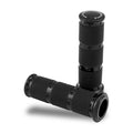 PM, XLS grips. Black — 74-22 H-D with single or dual throttle cables (Excl. Street) (NU)