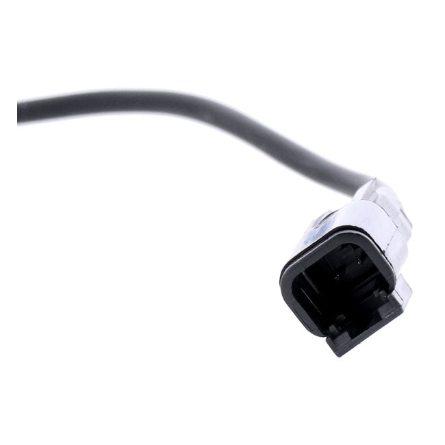 ABS brake sensor & speedometer sensor. Front — ABS sensor: 14-22 FLHR; 14-19 FLHRC; 17-24 FLHRXS; 19-24 FLRT Trike. Speedometer sensor: 20-22 FLHR; 20-24 FLHRXS; 20-24 FLRT Trike.