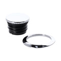 Pop-up gas cap chrome