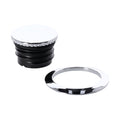 Pop-up gas cap. Chrome — Touring M8: 21-23 FLHXS; 22-23 FLHXST; 21-23 FLTRXS; 2021 FLTRXSE; 22-23 FLTRXST (NU).  Twin Cam 11-17 FLSTNSE; 11-13 FXS Blackline; 2017 FXSE Blackline; 11-13 FXSB/SE (NU).