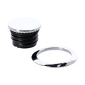 Pop-up gas cap. Chrome — 18-24 Softail: 18-20 FXFB Fat Bob 107; 18-24 FXFBS Fat Bob 114 (NU)